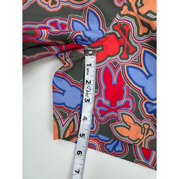 Psycho Bunny Boys Swim Shorts M Multicolor Bunny Pattern Polyester - Picture 10 of 13